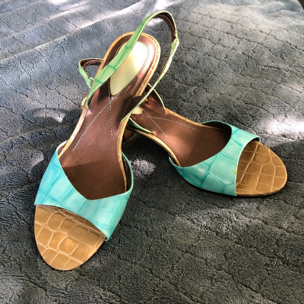 Liz Claiborne Y2K SlingBack Kitten Heels